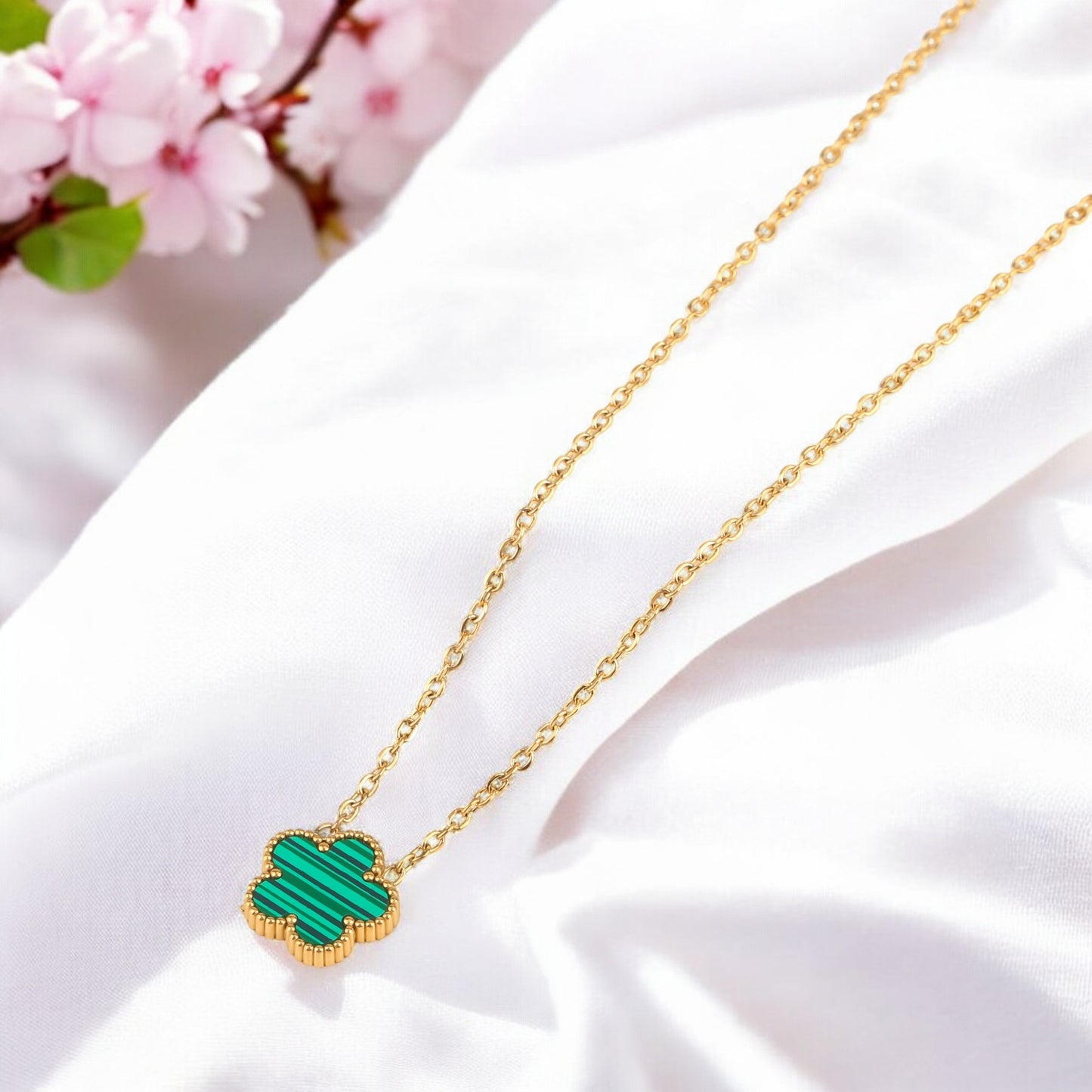 Luck & Charm Four-Leaf Clover Necklace