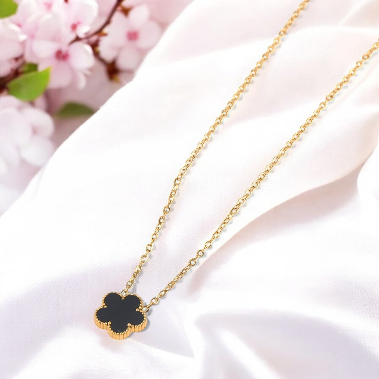 Luck & Charm Four-Leaf Clover Necklace