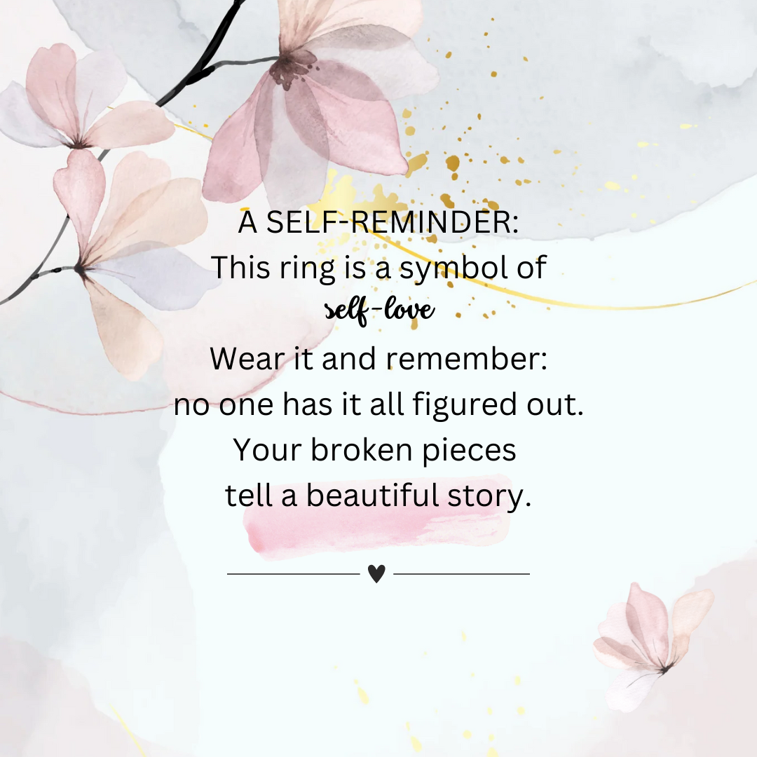 Self-Love Ring – A Reminder with Message Card